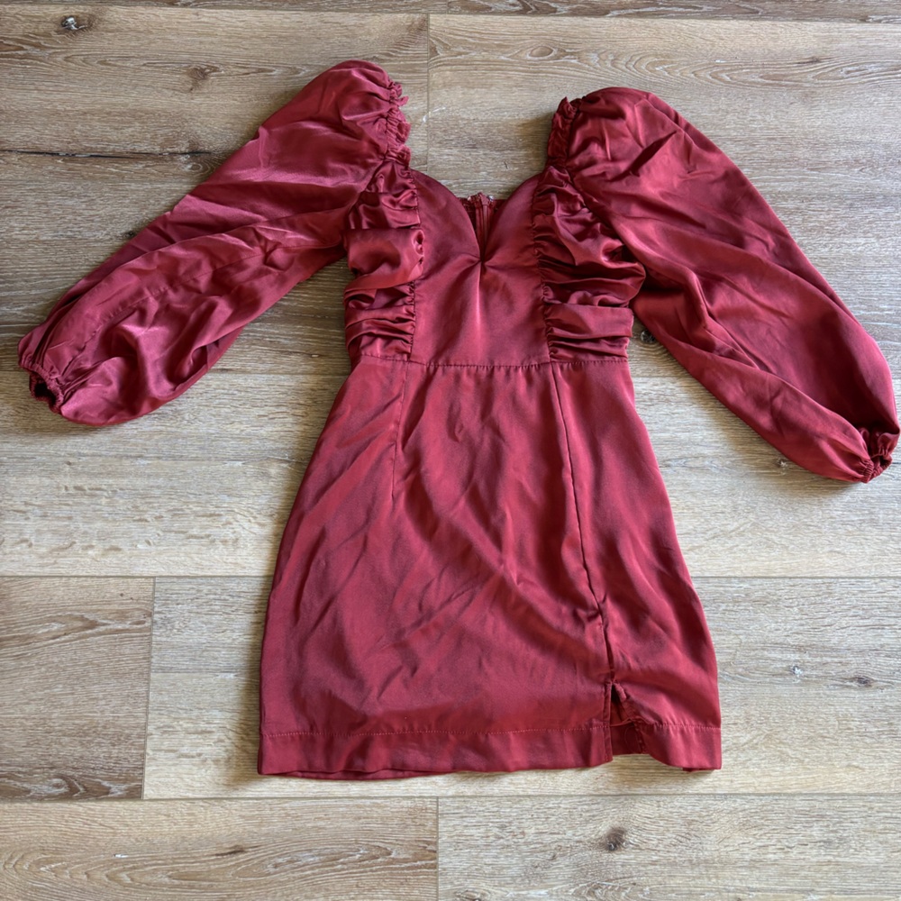 Silk mini dress